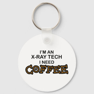 Kaffee brauchen - X-Ray Tech Schlüsselanhänger
