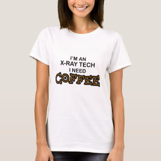 Kaffee brauchen - X-Ray Tech T-Shirt