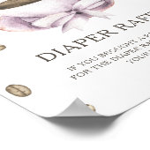 Kaffee Brauen Babydusche - Gewinnspiel Poster (Ecke)