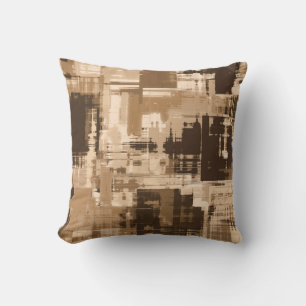 Kaffee Brauner Abstrakter Trend Kissen