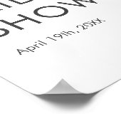 Kaffee Brautparty - 18x24 Empfang Poster (Ecke)