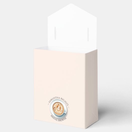 Kaffee Brautparty Gefälligkeitsboxen Geschenkschachtel (Geöffnet)