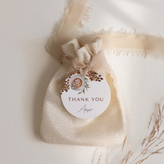 Kaffee-Brautparty - Liebe ist Brechen Geschenkanhänger