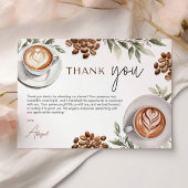 Kaffee Brautparty - Liebe ist Brechen Vielen Dank Dankeskarte