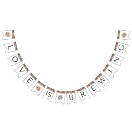 Kaffee-Brautparty - Liebe ist Brechen Wimpelkette