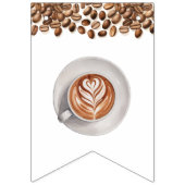 Kaffee-Brautparty - Liebe ist Brechen Wimpelkette (Erste Fahne)