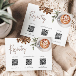 Kaffee-Brautparty - Liebe ist das Brauregister Begleitkarte