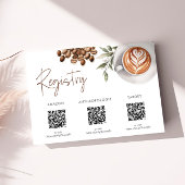 Kaffee-Brautparty - Liebe ist das Brauregister Begleitkarte