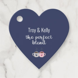 Kaffee-Brautparty-Liebesmarken Geschenkanhänger