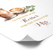 Kaffee Brautparty Ratet wie viele Kisses Poster (Ecke)