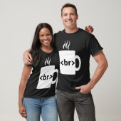 Kaffee Break JavaScript Computer Science Programm T-Shirt (Unisex)