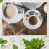 Kaffee Break Küchentücher (Gefaltet)