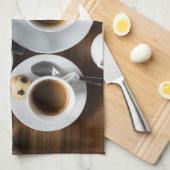 Kaffee Break Küchentücher (Viertel Falte)