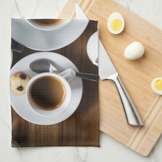 Kaffee Break Küchentücher (Viertel Falte)