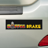 Kaffee-Bremse (Bruch) Autoaufkleber (Auf Auto)
