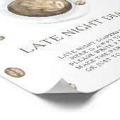 KAFFEE BREWING - Spiel für späte Nachttaucher Poster (Ecke)