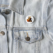Kaffee bringt die Dinge ins Rollen Button (Beispiel)