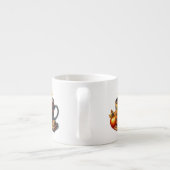Kaffee bringt die Dinge ins Rollen Espressotasse (Rückseite)