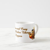 Kaffee bringt die Dinge ins Rollen Espressotasse (Vorderseite Rechts)