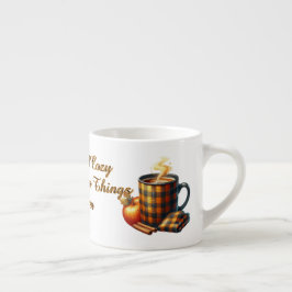 Kaffee bringt die Dinge ins Rollen Espressotasse
