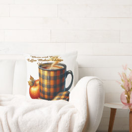 Kaffee bringt die Dinge ins Rollen Kissen