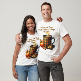 Kaffee bringt die Dinge ins Rollen T-Shirt