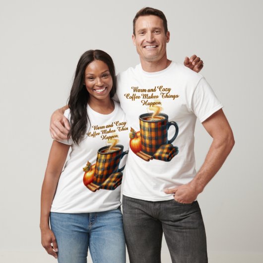 Kaffee bringt die Dinge ins Rollen T-Shirt (Unisex)