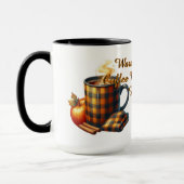 Kaffee bringt die Dinge ins Rollen Tasse (Links)