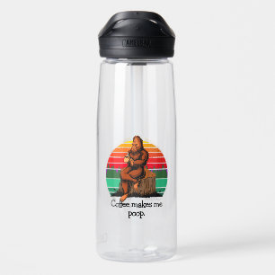 Kaffee bringt mich dazu, Bigfoot Sasquatch lustig Trinkflasche