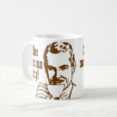Kaffee bringt mich zum Kacken! Kaffeetasse (Vorderseite Links)
