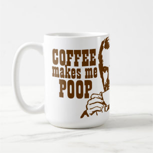 Kaffee bringt mich zum Kacken! Kaffeetasse