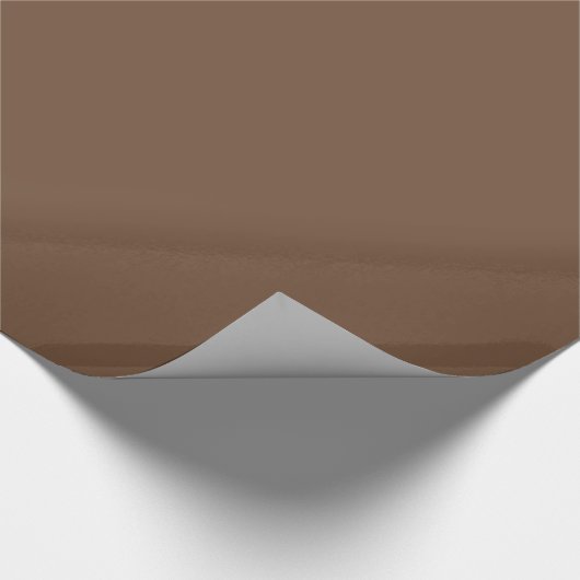 Kaffee Brown Geschenkpapier (Ecke)
