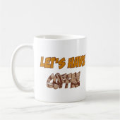 Kaffee Brown Letter Kaffee Tasse (Links)