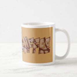 Kaffee Brown Letter Kaffee Tasse