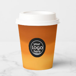 Kaffee Brown Paper Cup - Klassisches Logo Pappbecher