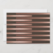 KAFFEE Brunch Babydusche Einladung Rosa Grün (Rückseite)