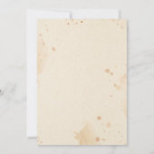 Kaffee Brunch-Party Einladung (Rückseite)