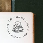 Kaffee & Bücher Buchzeichen der Personalbibliothek Permastempel