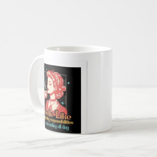Kaffee & Bücher Kaffeetasse (Vorderseite Links)