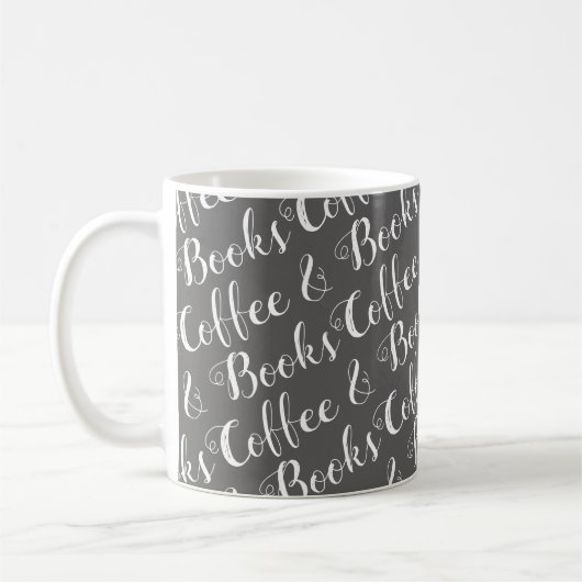 Kaffee & Bücher Kaffeetasse (Links)