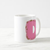 Kaffee Buchstabe D: Monogramm Initiale Kaffeetasse (VorderseiteRechts)