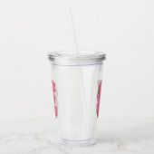 Kaffee Buchstabe E: Monogramm Anfangsbuchstabe Acryltrinkbecher (Links)