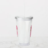 Kaffee Buchstabe F: Monogramm Anfangsbuchstabe Acryltrinkbecher (Rechts)
