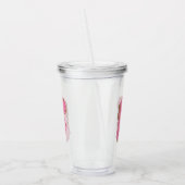 Kaffee Buchstabe F: Monogramm Anfangsbuchstabe Acryltrinkbecher (Links)