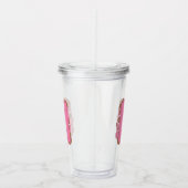 Kaffee Buchstabe H: Monogramm Anfangsbuchstabe Acryltrinkbecher (Rechts)
