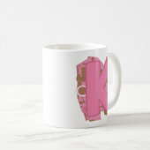 Kaffee Buchstabe K: Monogramm Initiale Kaffeetasse (VorderseiteRechts)
