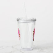 Kaffee Buchstabe M: Monogramm Initiale Acryltrinkbecher (Links)