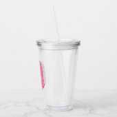 Kaffee Buchstabe N: Monogramm Initiale Acryltrinkbecher (Links)