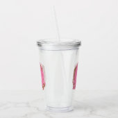 Kaffee Buchstabe O: Monogramm Initiale Acryltrinkbecher (Links)