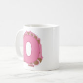 Kaffee Buchstabe O: Monogramm Initiale Kaffeetasse (Vorderseite Links)